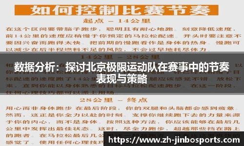 数据分析：探讨北京极限运动队在赛事中的节奏表现与策略